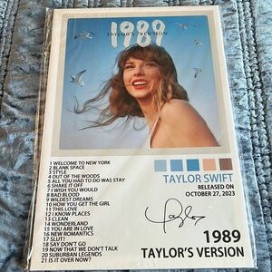Brand new.  Taylor Swift 1989 Taylor’s Version Canvas Frame 16 x 24 in